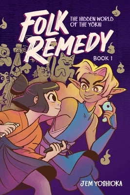 Paperback book titled "Folk Remedy: Book 1" by Andrews McMeel Publishing, showing the front cover with folk remedy illustrations.