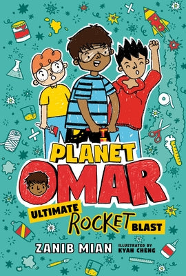 Paperback of "Planet Omar: Ultimate Rocket Blast" by G.P. Putnam's Sons Books for Young Readers, showing the book cover with colorful illustrations.