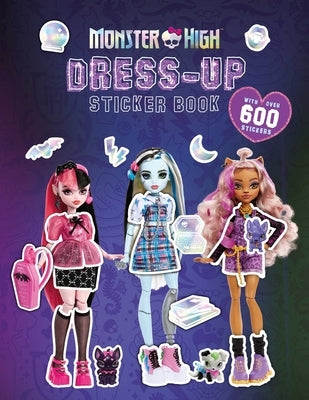 Monster High: Dress-Up Sticker Book Paperback Mattel