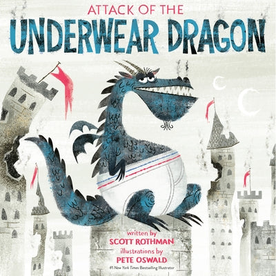 Paperback of "Attack of the Underwear Dragon" by Dragonfly Books, featuring colorful cover art with a playful dragon and underwear theme.