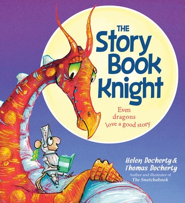 Paperback copy of The Storybook Knight by Sourcebooks Jabberwocky, featuring colorful illustrated cover art.