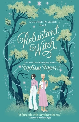 Paperback of "Reluctant Witch: A Course in Magic, Book 2" by Bramble, showing the book cover with mystical illustrations.