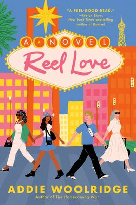 Paperback of Reel Love novel by Delacorte Romance, featuring colorful cover art with romantic imagery and title text.