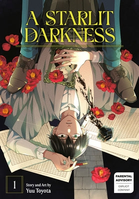 Paperback manga titled Starlit Darkness 01 by Square Enix Manga, featuring dark, atmospheric cover art with celestial elements.