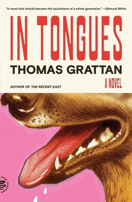 Paperback copy of "In Tongues" by Picador USA featuring a cover with abstract artwork and bold typography.