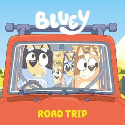 Paperback of Bluey: Road Trip by Penguin Young Readers Licenses, featuring Bluey and her family on a fun adventure.