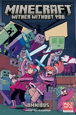 Paperback Minecraft Omnibus Volume 2: Wither Without You by Dark Horse Books, showing the book cover with colorful Minecraft characters.