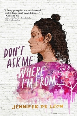 Paperback book titled "Don't Ask Me Where I'm From" by Atheneum Books, featuring a colorful cover with artistic illustrations.