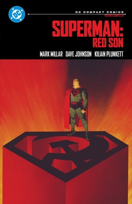 Superman: Red Son DC Comics paperback comic book from the Compact Comics Edition, featuring Superman in a red costume.
