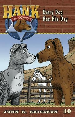 Paperback copy of "Every Dog Has His Day" by Maverick Books, featuring a colorful cover illustration of dogs and urban scene.