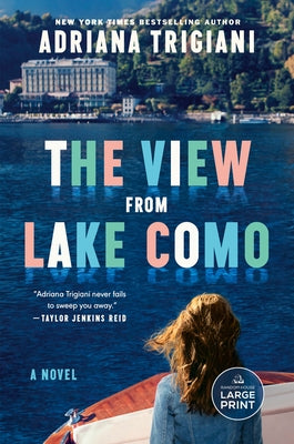 Paperback book titled "The View From Lake Como" by Diversified Publishing, featuring a scenic lake and mountain landscape on the cover.