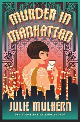 Paperback copy of Murder in Manhattan by Forever, featuring a mysterious cover design with dark cityscape imagery.
