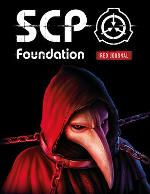 Red SCP Foundation artbook journal by Aloha Comics LLC, paperback with detailed SCP-themed artwork and design.