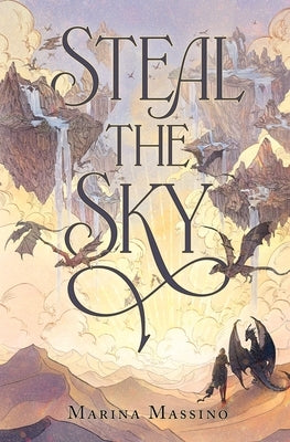 Paperback of "Steal The Sky" by Marina Massino featuring a colorful cover design with sky and cityscape imagery.