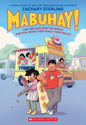 Paperback graphic novel "Mabuhay!" by Graphix showing colorful cover art with vibrant illustrations and bold title text.