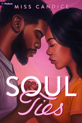 Paperback copy of Soul Ties by Podium Publishing, featuring a close-up of the book cover with artistic design elements.