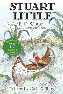 Paperback edition of Stuart Little by HarperCollins, featuring the book cover with colorful illustrations.