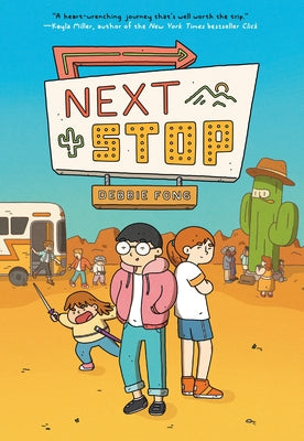 Paperback graphic novel "Next Stop:" by Random House Graphic, featuring colorful cover art with urban transportation theme.