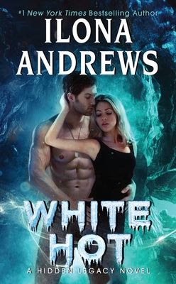 White Hot mass market paperback book by Avon Books, featuring a plain white cover with bold title text.