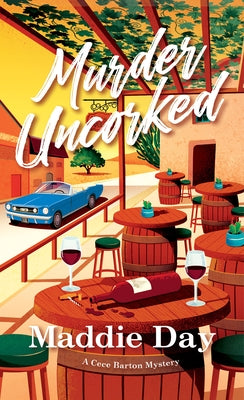 Mass market paperback of "Murder Uncorked" by Kensington Cozies featuring a wine glass and mystery-themed cover art.