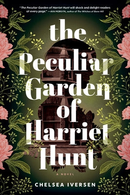 Paperback of The Peculiar Garden by Harriet Hunt, published by Sourcebooks Landmark, showing the book cover with garden-themed artwork.