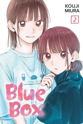 Blue Box Vol. 2 paperback manga by Viz Media, featuring colorful cover art with characters in sporty poses.
