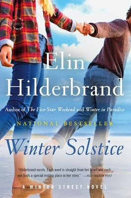 Paperback of Winter Solstice book by Back Bay Books, featuring a cover with winter landscape and snowy scene.