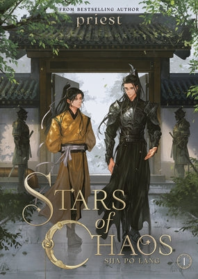 Paperback copy of Stars of Chaos: Sha Po Lang Vol. 1 novel by Seven Seas, featuring a cover with dynamic artwork.