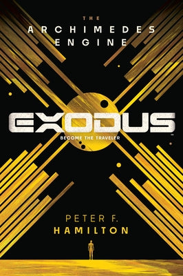 Paperback of Exodus: The Archimedes Engine by Random House Worlds, featuring a cover illustration of a futuristic cityscape.