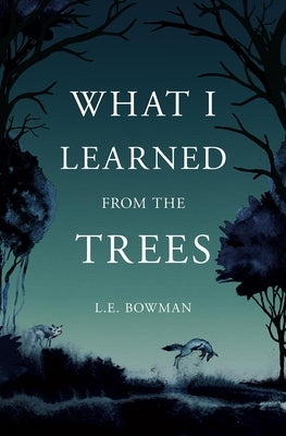 Paperback copy of "What I Learned from the Trees" poetry book by Button Poetry, featuring a close-up of the cover design.
