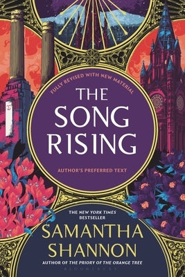 Paperback of The Song Rising by Bloomsbury Publishing, showing the book cover with title and author’s name.