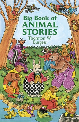 Paperback of Big Book of Animal Stories by Dover Publications featuring colorful animal illustrations on the cover.