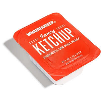 Whataburger Fancy Ketchup Puzzle: 500-Piece Puzzle Board Games Blue Star Press