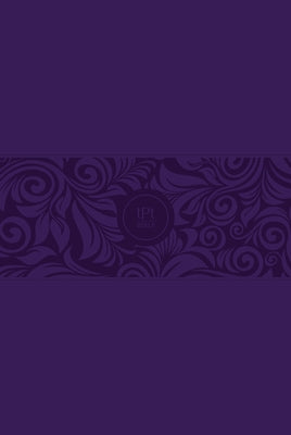 Large print violet Bible by Broadstreet Publishing, The Passion Translation New Testament with Psalms, Proverbs, and Song of Songs.