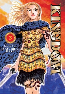 Paperback of Kingdom, Vol. 3 manga by Viz Media featuring detailed cover art with characters in dynamic poses.