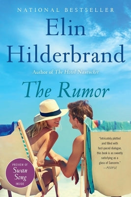 Paperback of "The Rumor" by Back Bay Books, showing the book cover with title and author details.