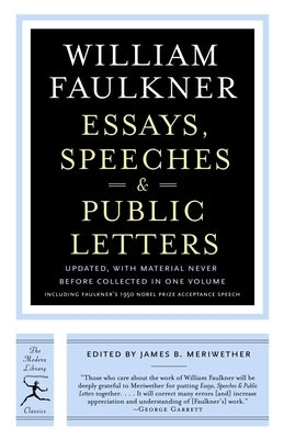 Essays, Speeches & Public Letters Paperback Modern Library