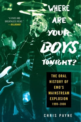 Paperback book titled "Where Are Your Boys Tonight?" by Dey Street Books, featuring the cover design with text and artwork.