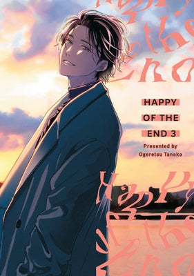Paperback copy of "Happy of the End, Volume 3" by Kuma, showing the book cover with colorful artwork and title text.