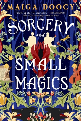 Paperback copy of Sorcery and Small Magics by Orbit, featuring a mystical cover with magical illustrations.