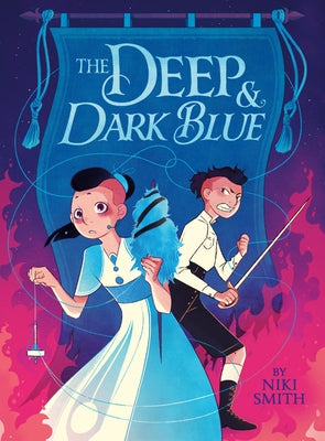 Deep and Dark Blue paperback book by Little, Brown Ink, showing the cover with dark blue tones and title text.