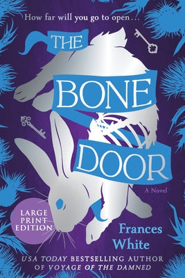 Paperback novel titled The Bone Door by Hanover Square Press, showing the book cover with dark, mysterious artwork.