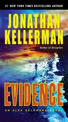 Cover of the mass market paperback novel "Evidence" by Ballantine Books, featuring abstract artwork and bold typography.