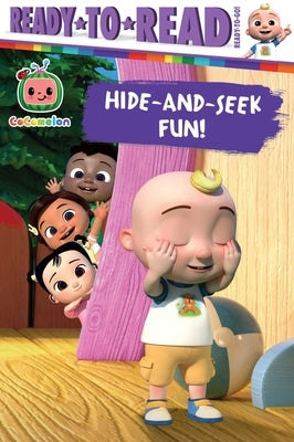 Paperback children's book titled Hide-And-Seek Fun! by Simon Spotlight, featuring colorful illustrations of kids playing hide-and-seek.