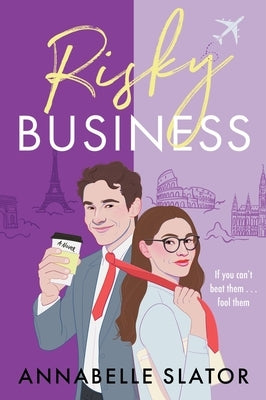 Paperback novel "Risky Business" by Avon Books, featuring a book cover with bold title and design elements.