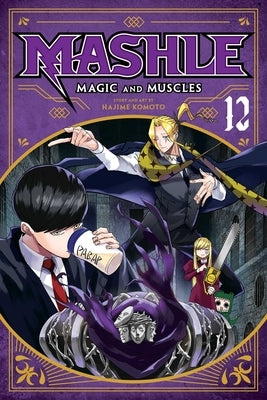 Paperback of Mashle: Magic and Muscles, Vol. 12 manga by Viz Media featuring colorful cover art with characters in dynamic poses.