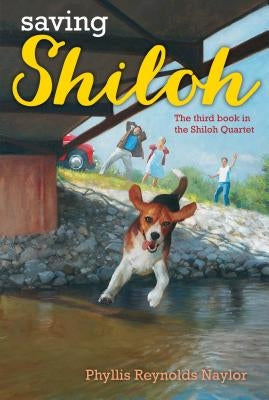 Paperback of Saving Shiloh by Atheneum Books for Young Readers, featuring the book cover with title and artwork.