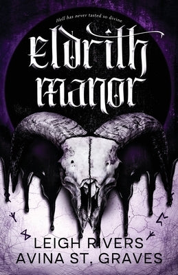 Eldrith Manor paperback novel by Leigh Rivers, featuring a mysterious, dark cover with gothic architectural details.
