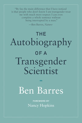 Paperback of The Autobiography of a Transgender Scientist by MIT Press featuring the book cover with title and author details.