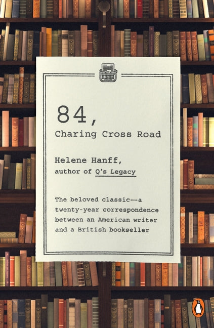 Paperback copy of "84, Charing Cross Road" by Penguin Publishing Group, showing the book cover with title and author.
